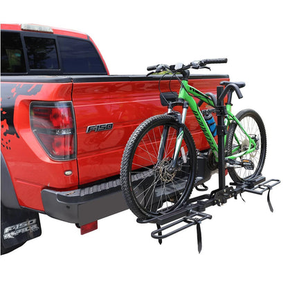 2 x Bike Bicycle Platform Car Carrier Rack Foldable Hitch Mount for 2" Receivers