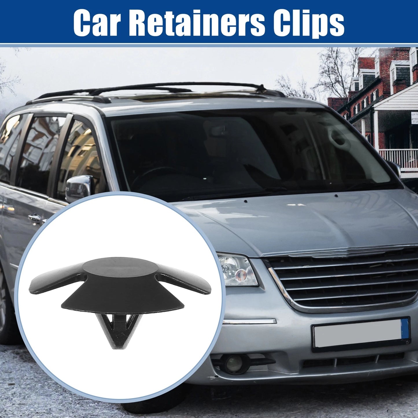 80 Pcs Car Rear Trunk Insulation Retainers Clip for Chrysler 200