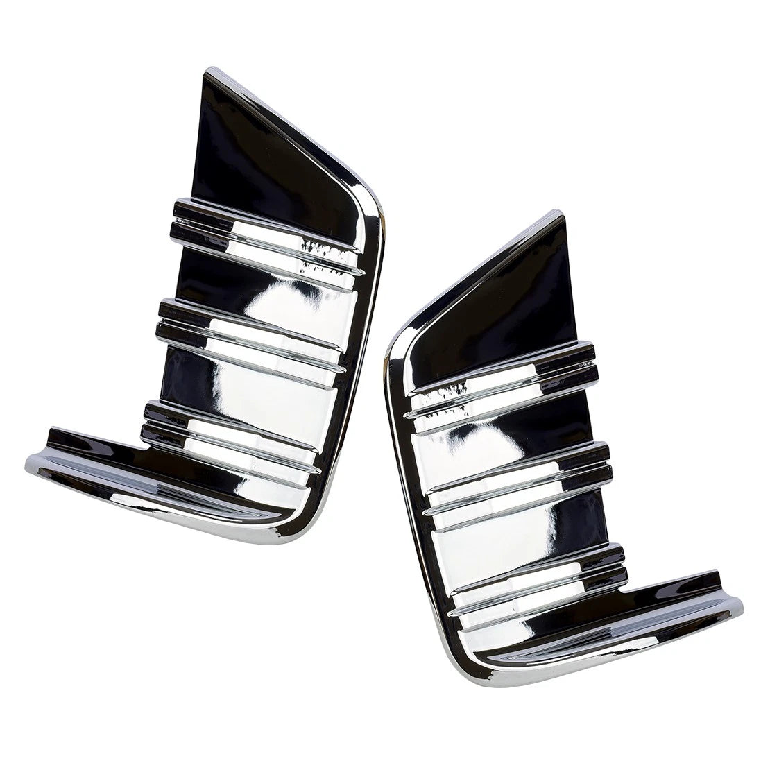 Chrome Front Fog Light Cover Trim for Chevrolet Silverado 1500 (2019-2022)