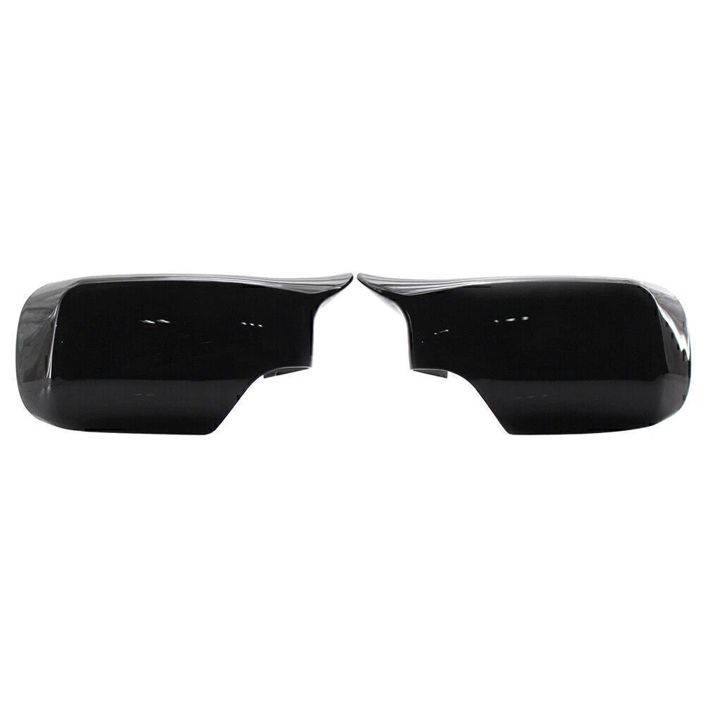 Glossy Black ABS Front & Rear View Mirror Covers for BMW E46 (1998-2005)