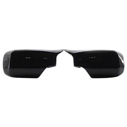 Glossy Black ABS Front & Rear View Mirror Covers for BMW E46 (1998-2005)