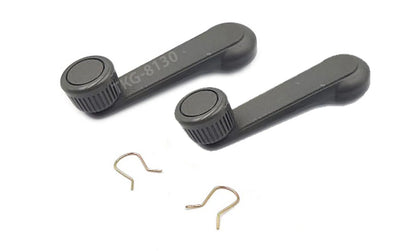2 x Window Crank Handle Gray for Mazda MX-5 Miata, RX7, 626, B2000 (1989-2005)