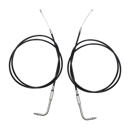 Throttle Cables 63in 160cm for Harley Sportster XL883 XL1200 Super Low Custom