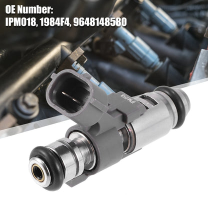 4 Pcs Fuel Injector for Peugeot 206 207 307 1007 1.4L (2000-2013)