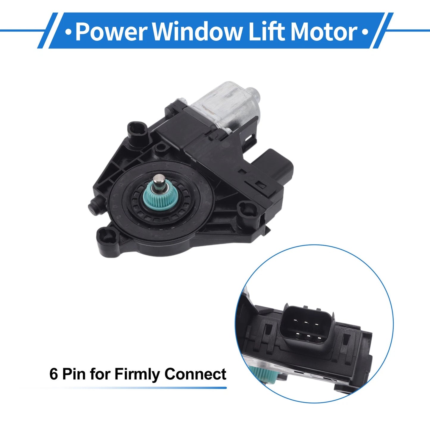 Front Right Power Window Regulator Lift Motor for Dodge Durango (2011-2021)