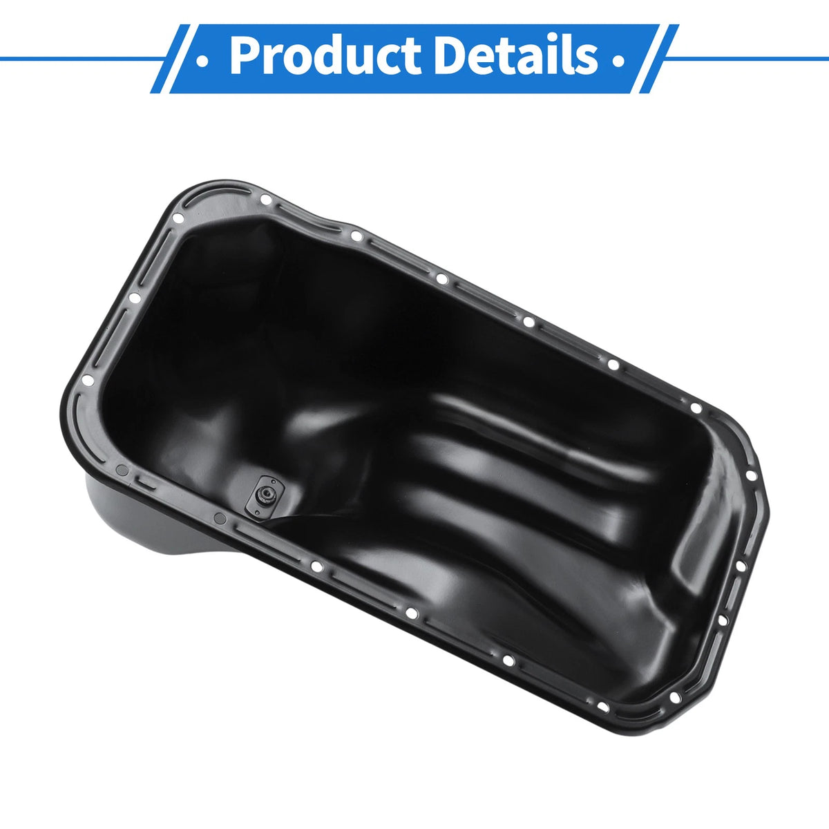 Engine Oil Pan for Toyota Tundra (2000-2004) - Steel Black