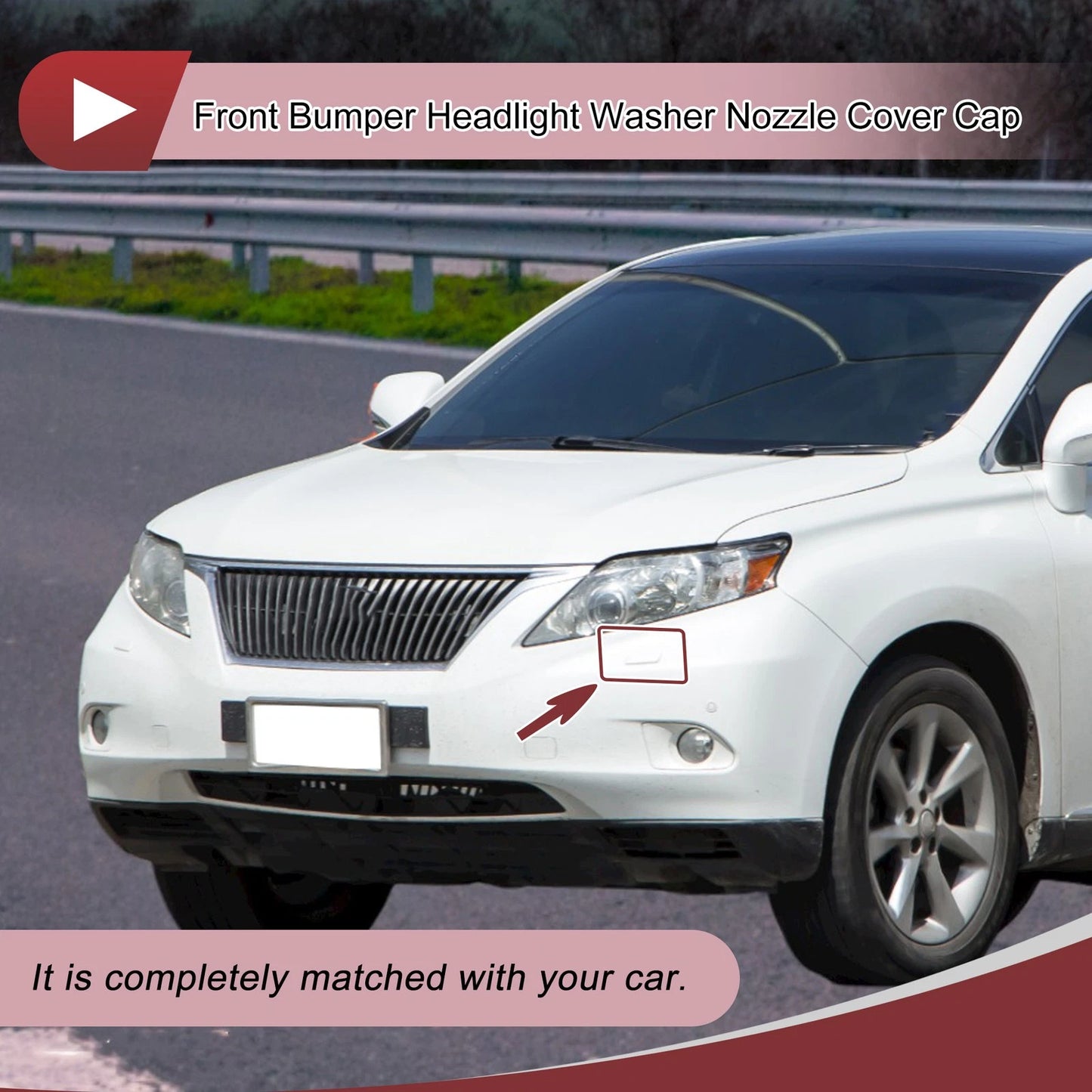 Front Left Washer Nozzle Cover for Lexus RX270 RX350 RX450H (2009-2014)