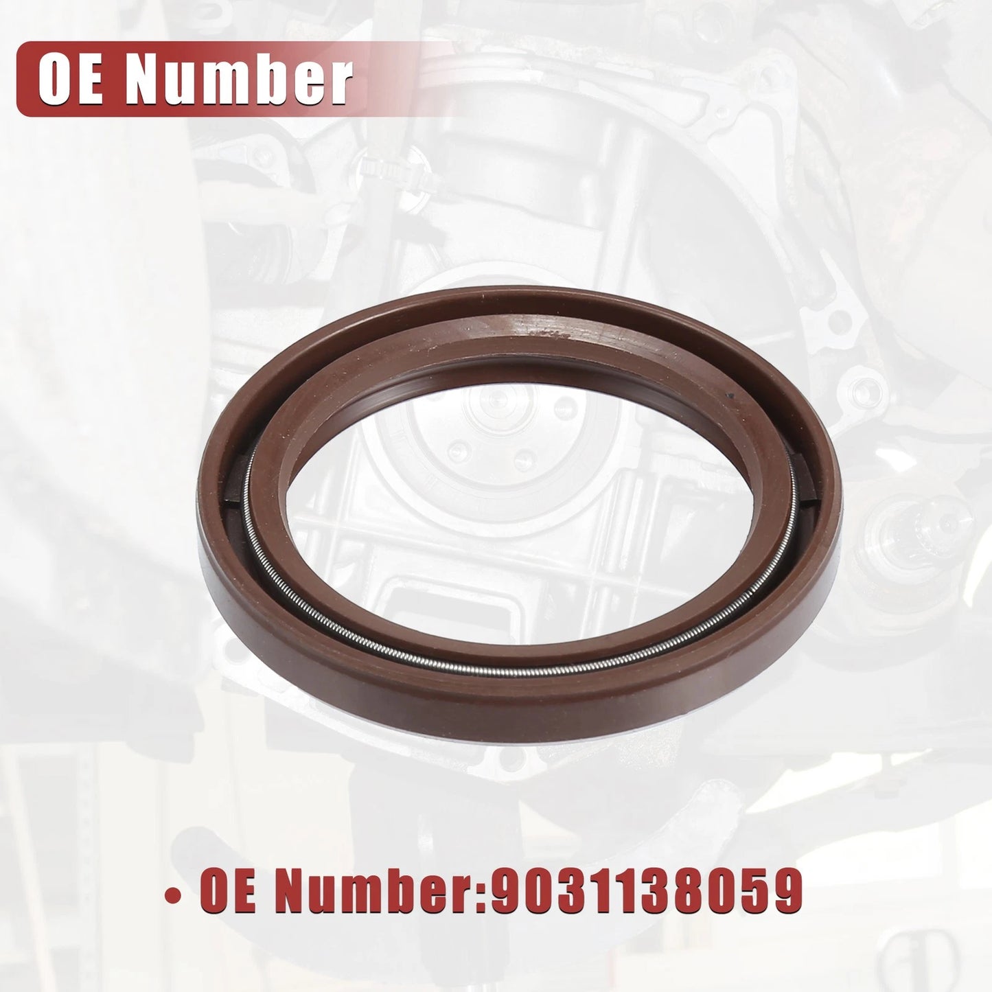 2 x Engine Crankshaft Seals for Toyota Corolla, Scion (1998-2008)