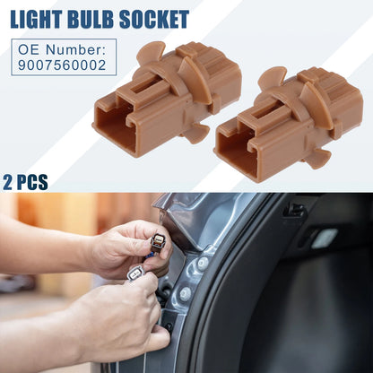 2 x Light Bulb Socket Lamp Socket for Toyota Sequoia (2008–2021)