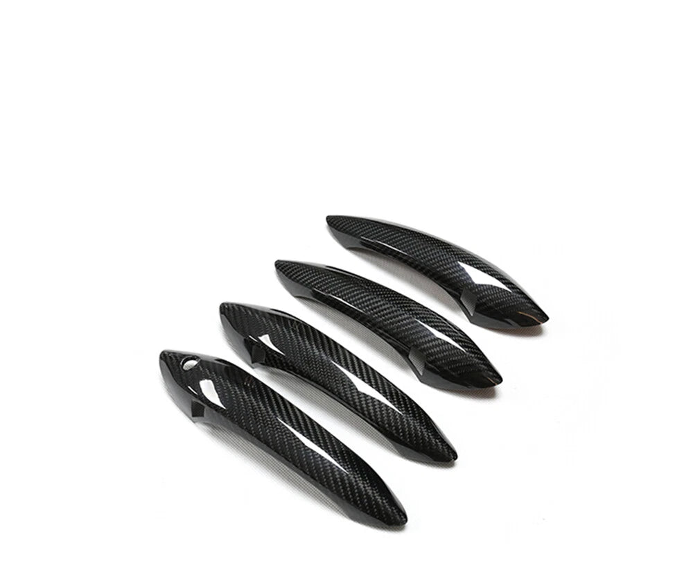 Carbon Fiber Door Handle Covers for BMW F10 F06 F12 F07 530i M5 M6 (2011-2017)