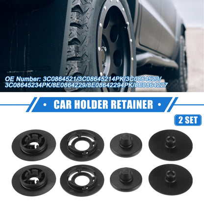 Car Holder Retainer Plastic Black for Volkswagen Audi
