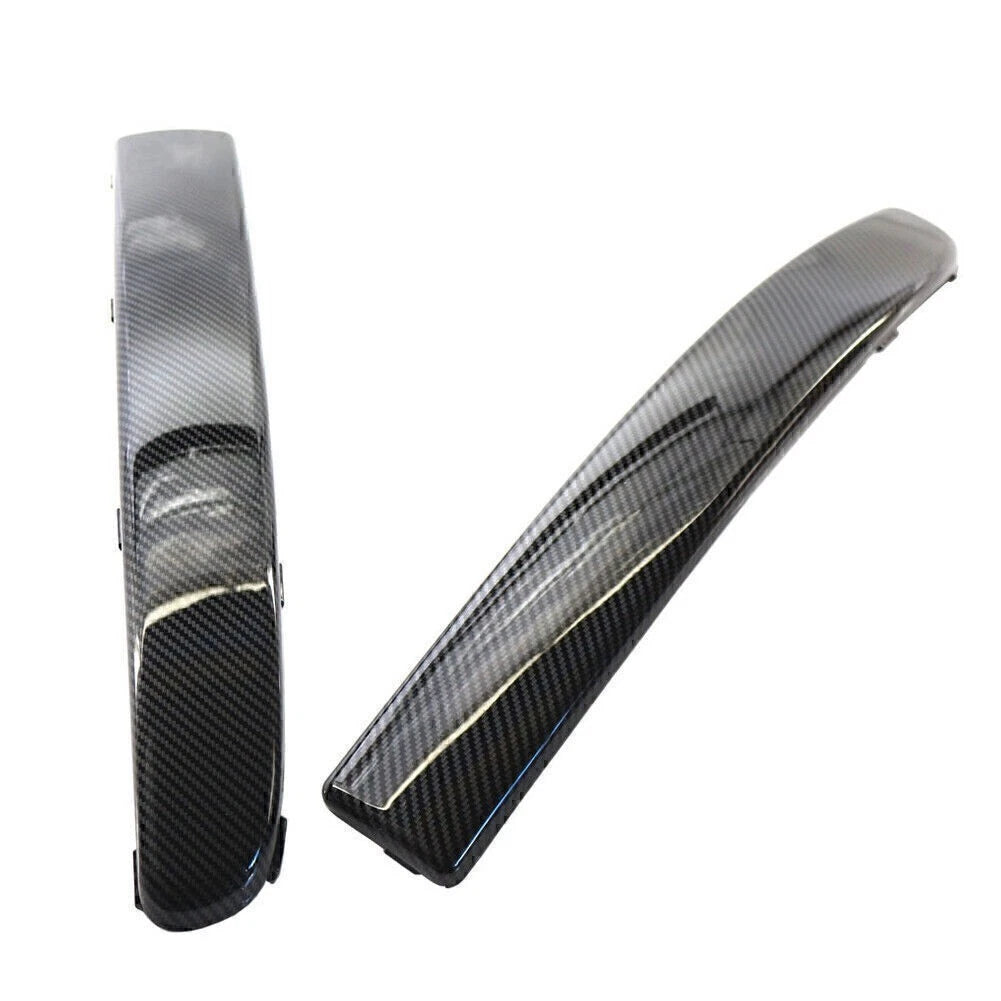Carbon Fiber Front Bumper Corner Panel Trim Cover for FIAT 500 (2007-2015)
