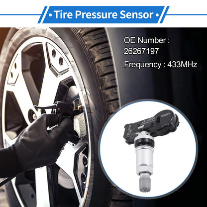 1 Pc Tire Pressure Sensor 433MHz for Buick Excelle GT (2015–2015)