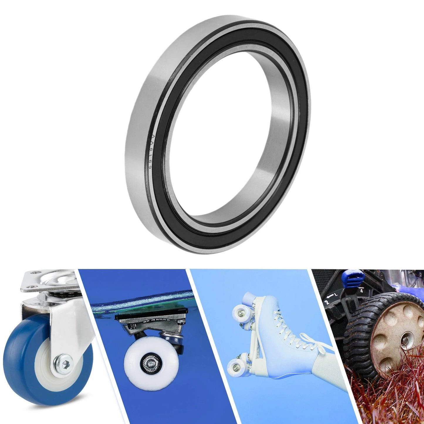 6919VV 95x130x18mm Deep Groove Ball Bearings for Scooter Skateboard Wheel