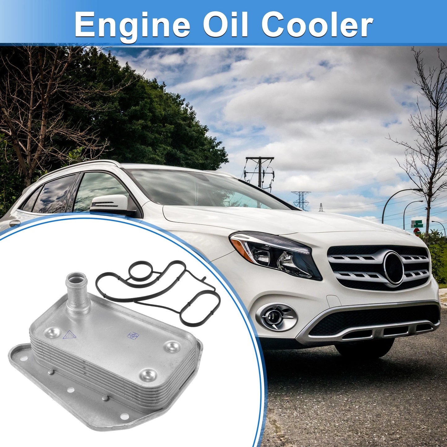 Engine Oil Cooler with Seals for Dodge Sprinter 3500