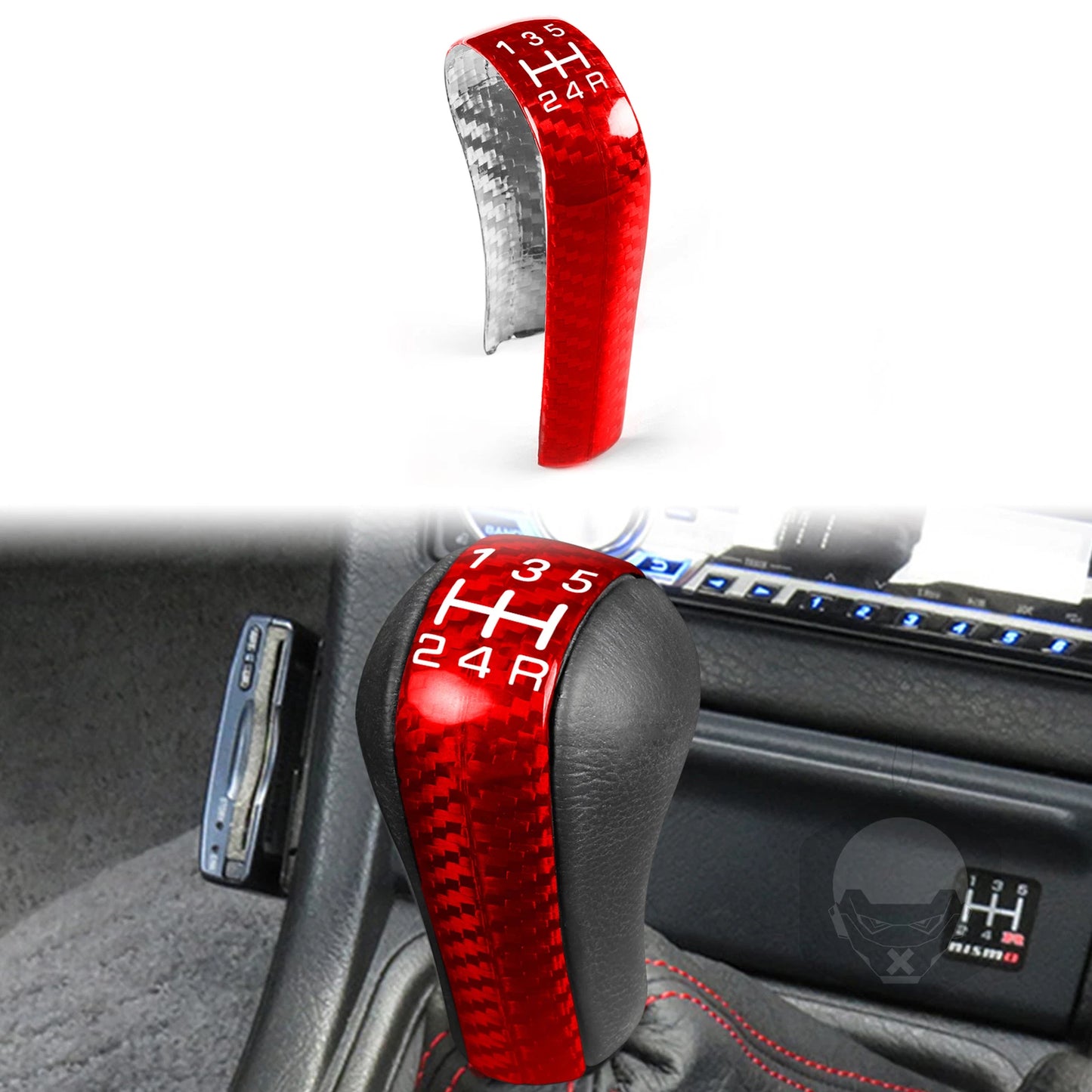 Gear Shift Knob Cover Trim for NISSAN GTR R32 R33 R34 (1989-1994)