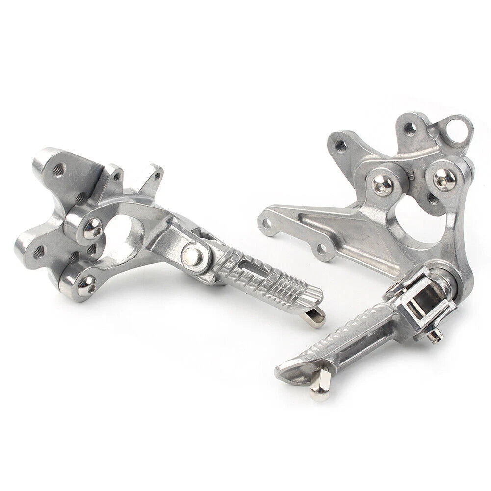 Rider Front Footpegs for Suzuki GSXR 1000 (2009-2011) - 2 x Footrests Brackets