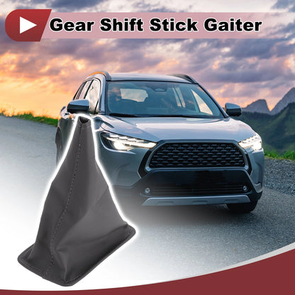 Car Gear Shift Stick Gaiter for Toyota Corolla (2001-2013) - Grey Faux Leather