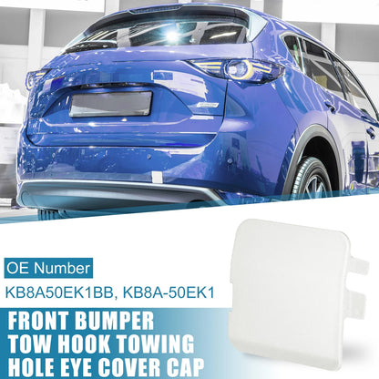 Rear Bumper Tow Hook Cover for Mazda CX-5 (2017-2021) White