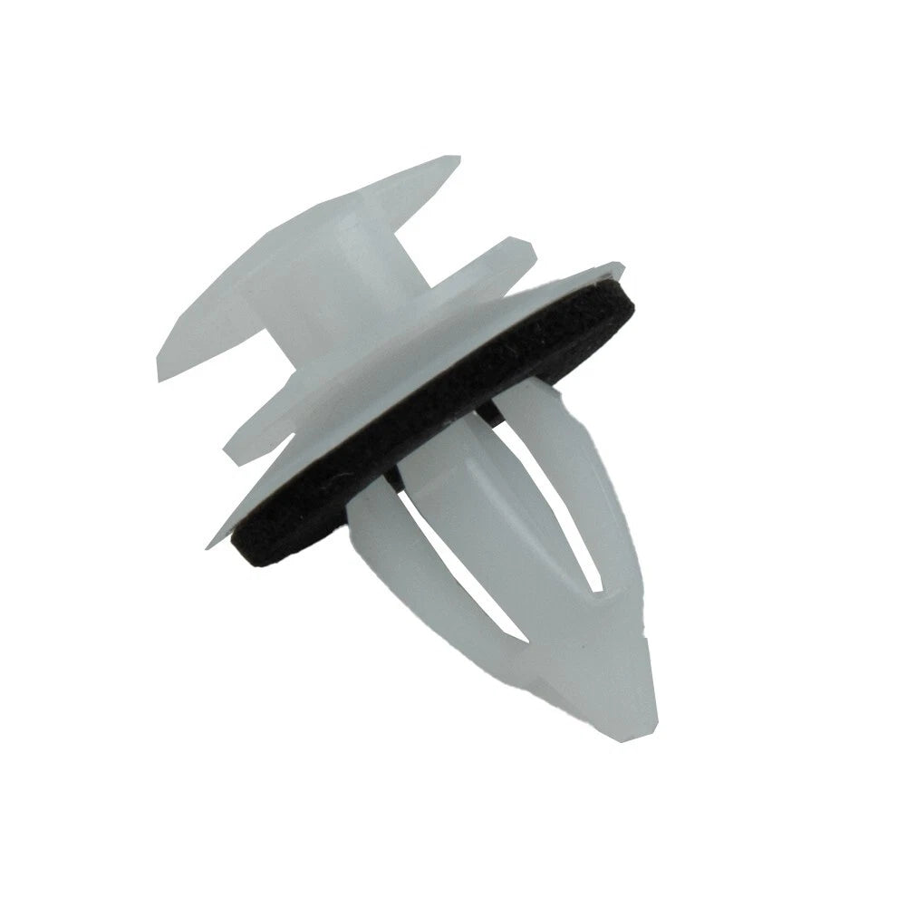 Fastener Clips 100pcs White With Seal Ring Fender Replacement Rivets for Car