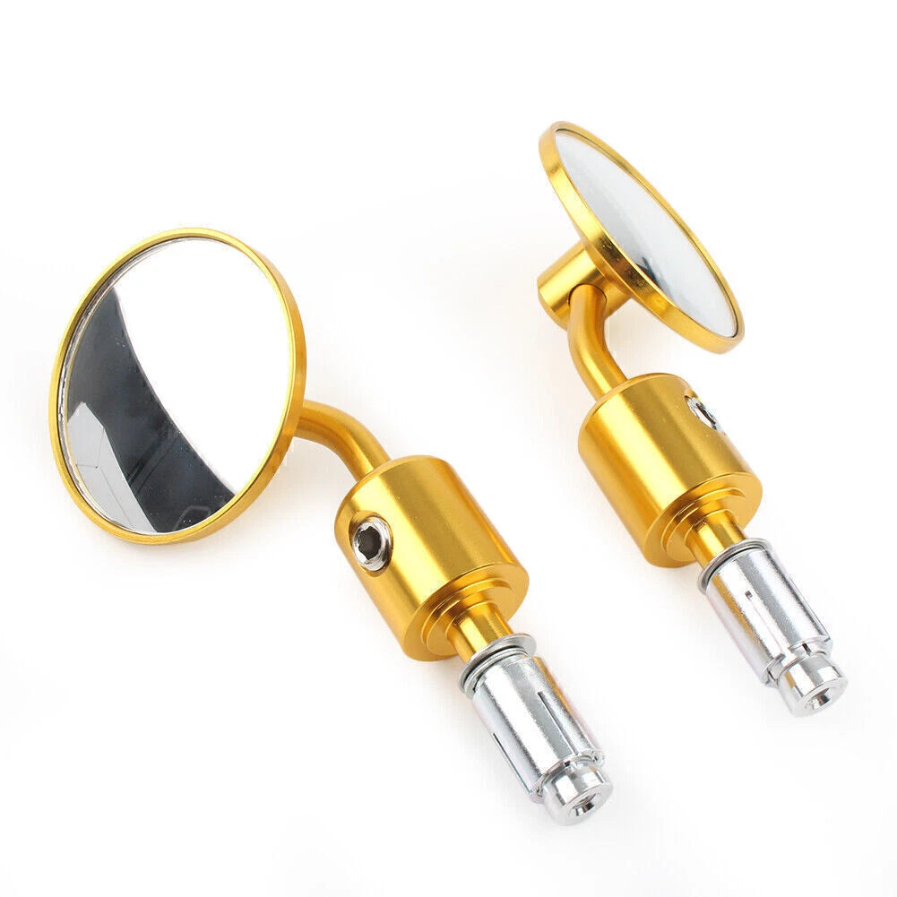 CNC Round 7/8" Bar End Mirrors 2pcs for Universal Motorcycle (No Year)