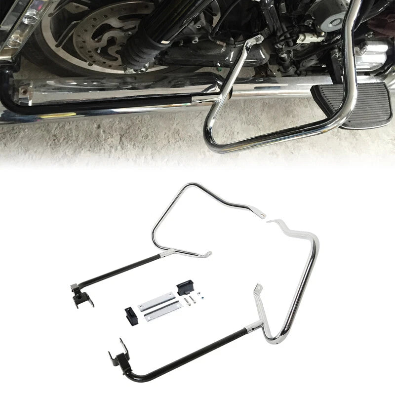 Saddlebag Bracket Guard Bars for Harley Electra Glide Street Glide (2014-2024)