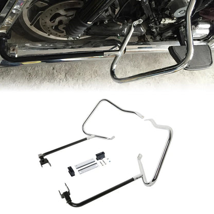 Saddlebag Bracket Guard Bars for Harley Electra Glide Street Glide (2014-2024)