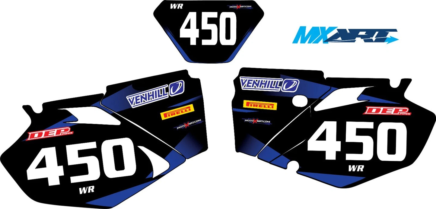 Custom Number Plates & Storm Graphics for Yamaha WR 450 F (2003-2006)