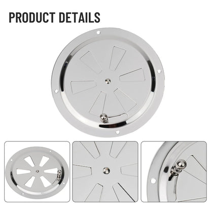 Stylish Stainless Steel 316 Air Vent for Boats/Caravans