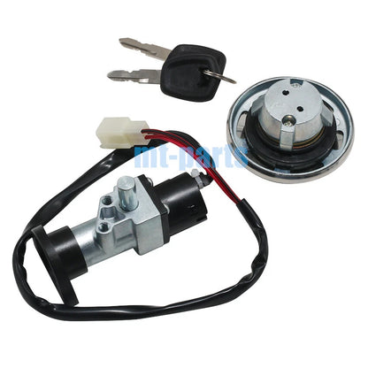 Ignition Switch Key Fuel Cap Lock Set for Harley-Davidson XG750 (16-20)