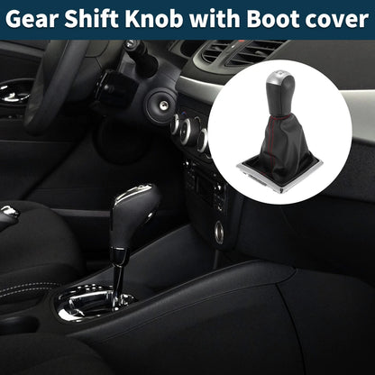 5 Speed Manual Gear Shifter Knob & Cover for Ford Focus MK2 (2004-2008)
