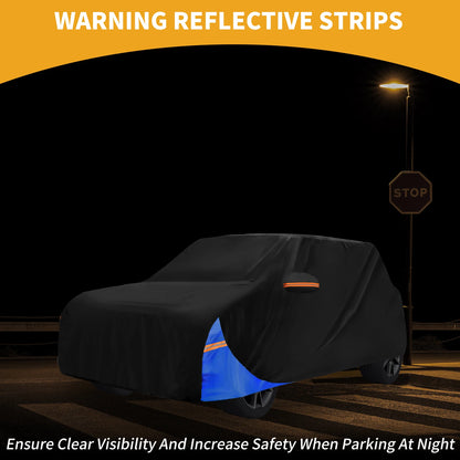 Waterproof Car Cover for BMW Mini Cooper 2014-2024 Black 210D-PU