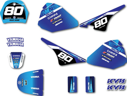 Custom Graphic Kit Bribe Style for Yamaha PW Pee Wee 80 Stickers Decals