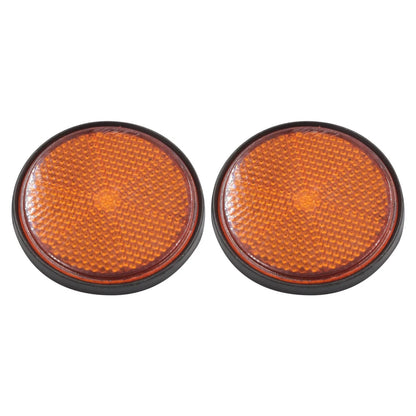 Reflectors 2 x 2.2" Dia for Motorcycle/Scooter