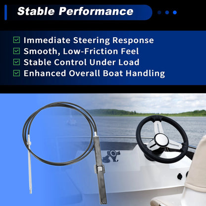 Cable 14 Ft Marine Boat Rack Steering Control Cable for SSC 134