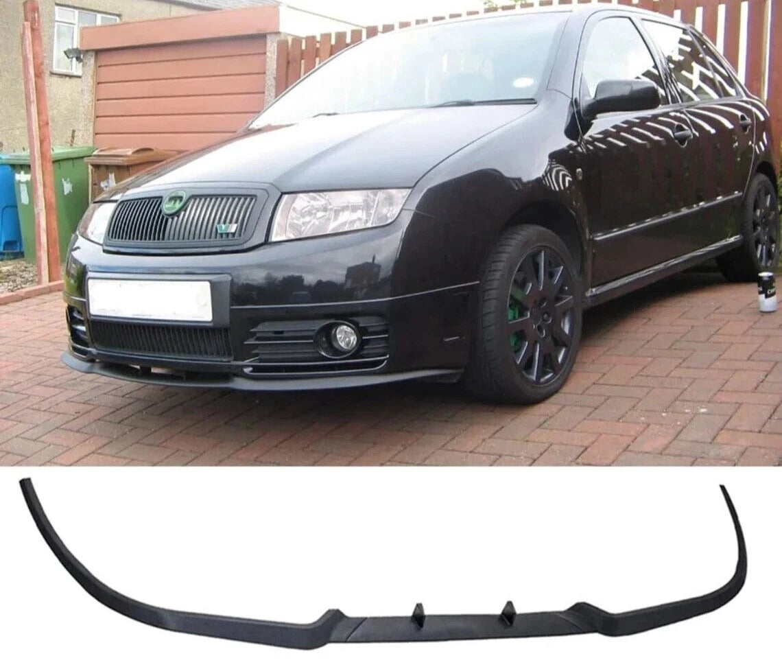 Front Bumper Lip 3 Pcs for Skoda Fabia Cupra R (2007-2014)