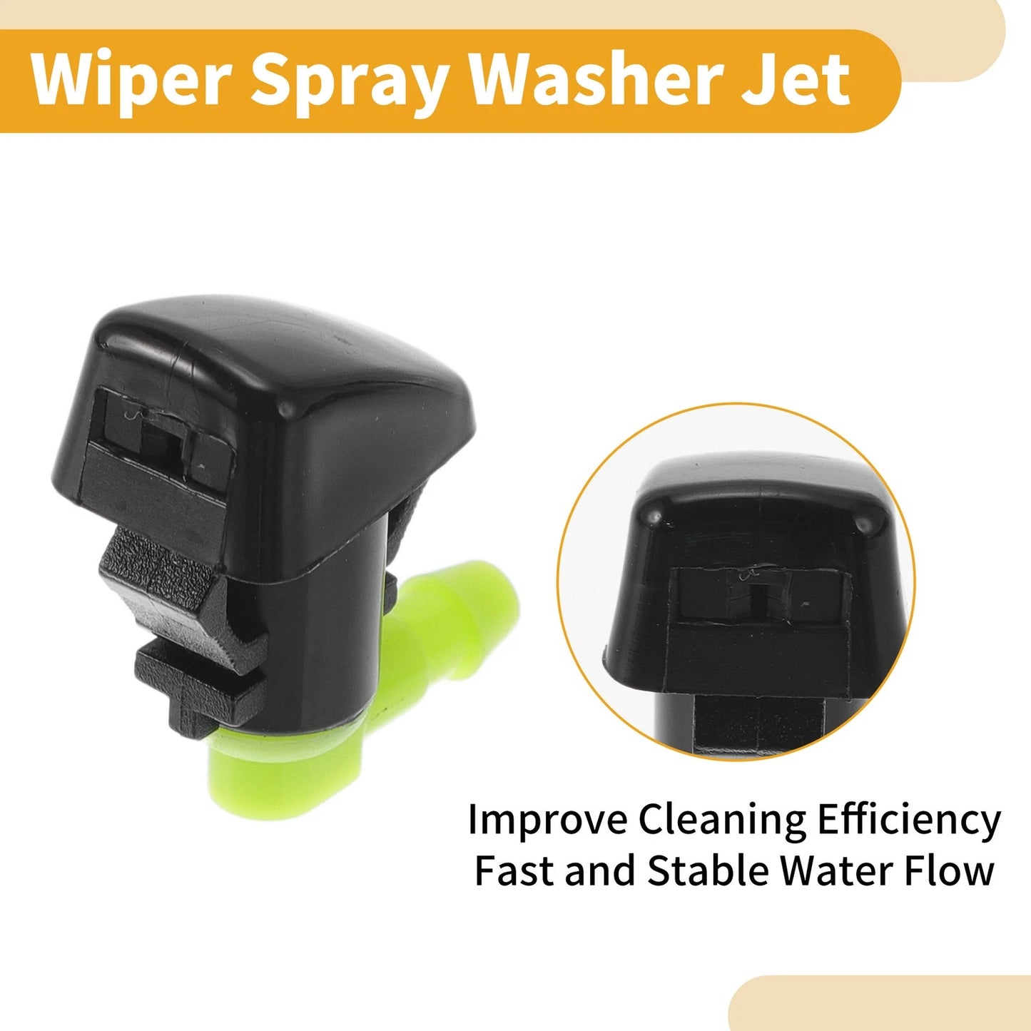 Windshield Washer Nozzle Kit for Ford Fiesta (2011-2019)
