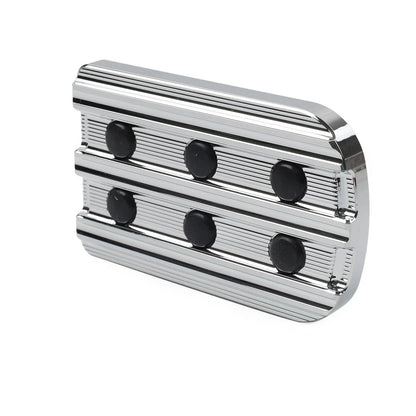 Chrome Large Brake Pedal Pad for Harley Touring Street Road Glide Softail (2014-2023)