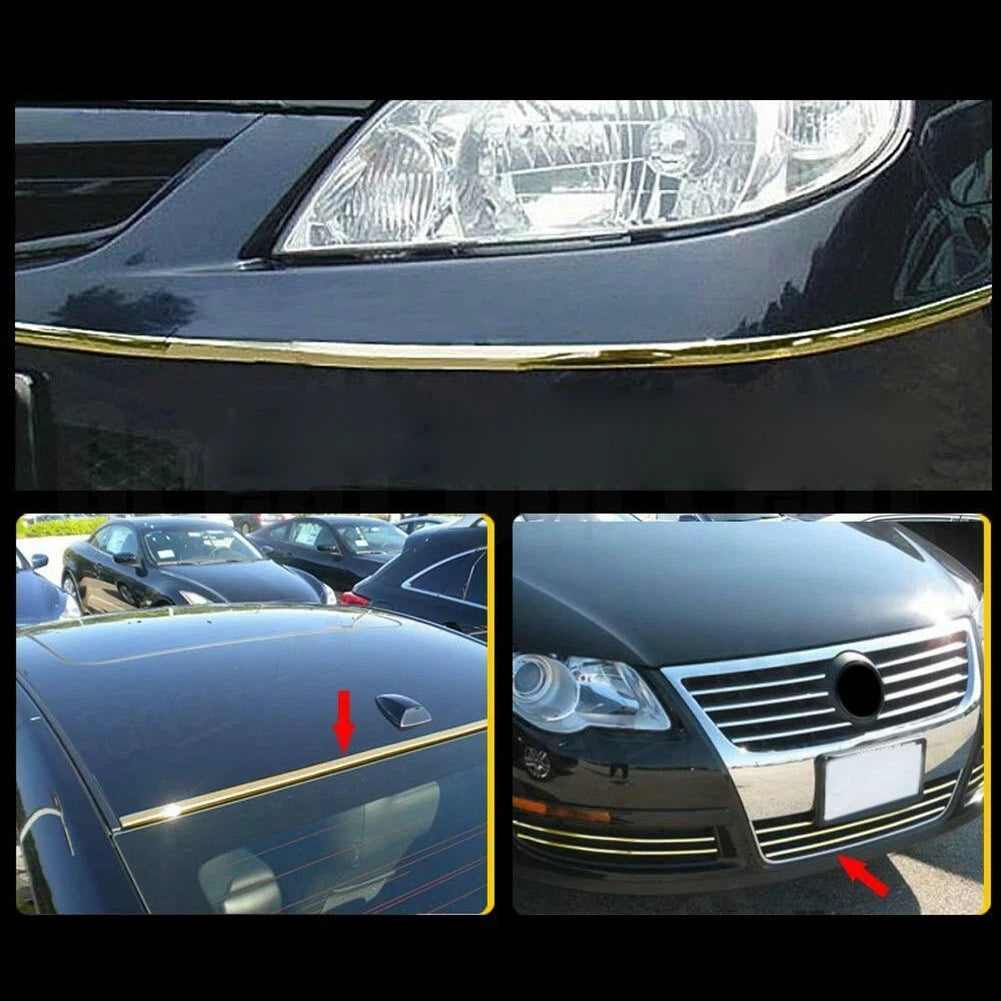Car Molding Trim / 5/16 / Chrome 16Feet for Auto Body US