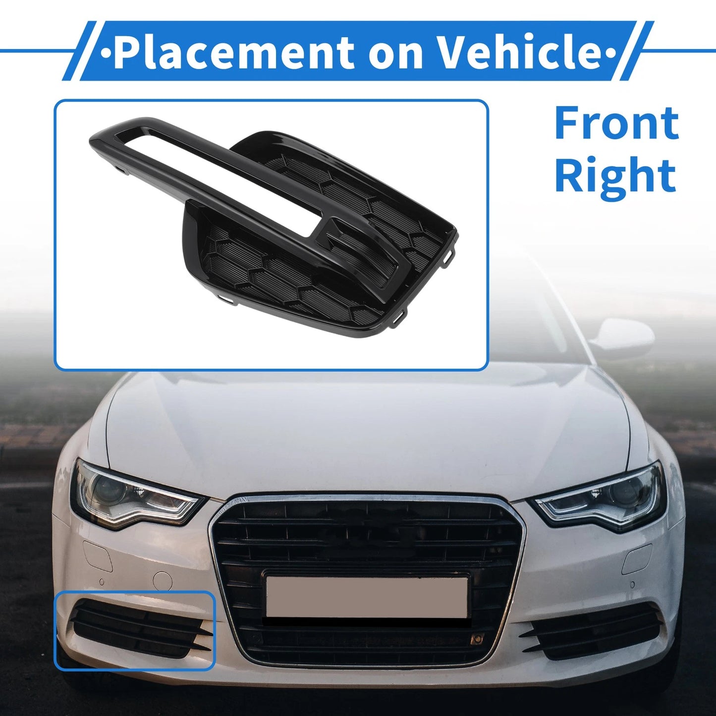 Front Right Fog Light Grill for Honda Odyssey (2019-2021)