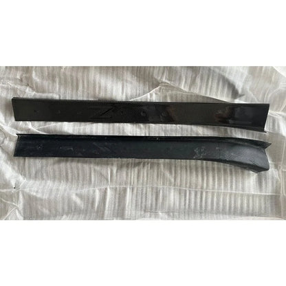 Real Carbon Fiber Door Sill Plate Strip Trim for Nissan 350Z Z33 2003-2008