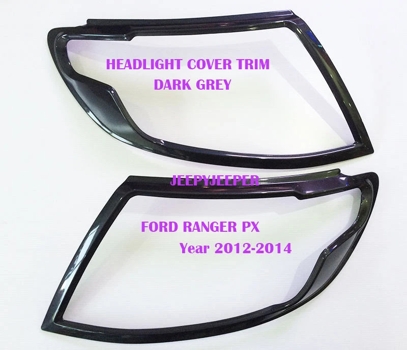 Headlight Lamp Cover Trim for Ford Ranger Wildtrak (2012-2014)