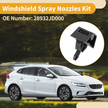 Windshield Washer Nozzle Kit for Nissan Qashqai (2007-2013)