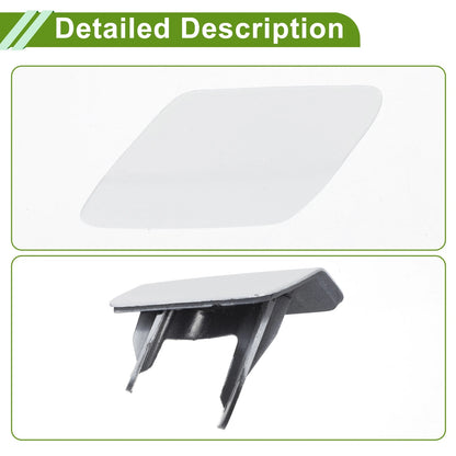 Front Left Washer Nozzle Cover for BMW 320i (2013-2018) - White Cap