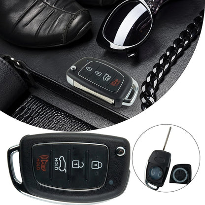 1x ABS Remote Key Shell 4-Button Resistant Grinding for Hyundai Sonata