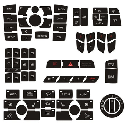 Enhanced Visibility Button Repair Sticker for Audi Q7