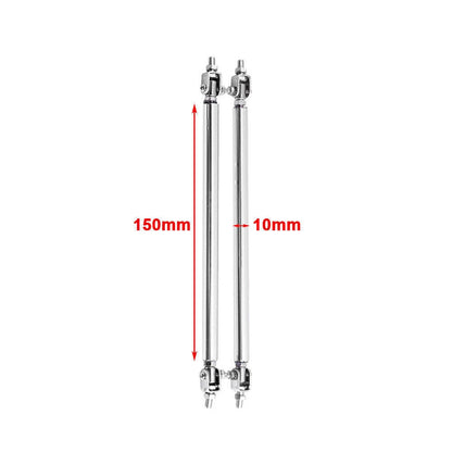 Adjustable Front Bumper Lip Splitter Strut Rod Tie Support Bar for Universal (N/A)