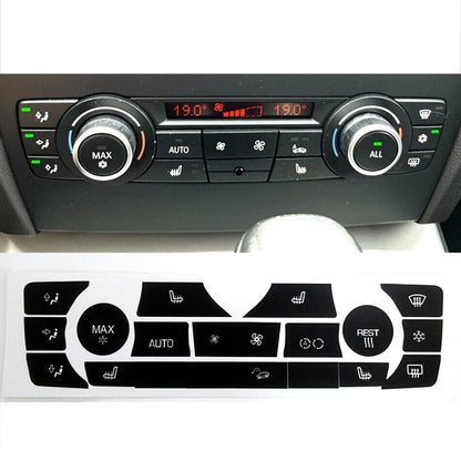 AC Dash Button Repair Decal for BMW 325i 328i E90 E91 E92 (2006-2011)