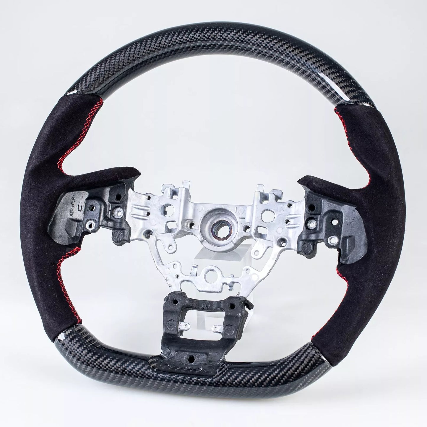 Steering Wheel Carbon Fiber Flat Bottom Suede for Subaru WRX (2022-2023)
