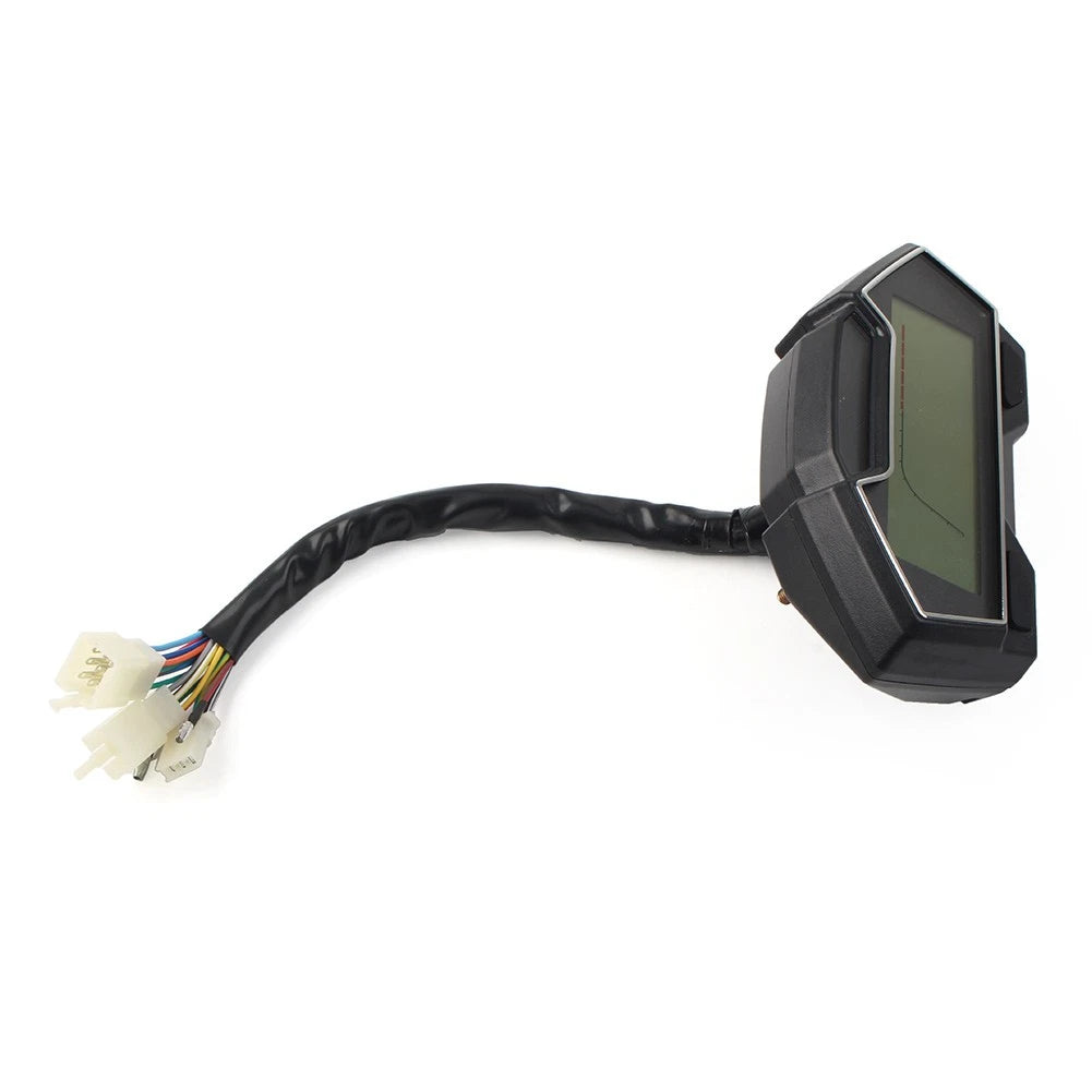 LCD Digital Motorcycle Odometer Speedometer Tachometer Gauge for Universal